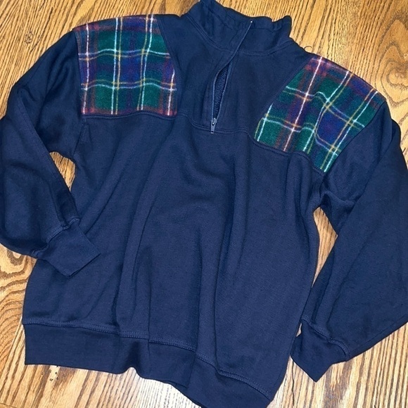 Carolina Colours Vintage 1/4 Zip Pullover Sweatshirt. Size Medium. - Picture 2 of 11